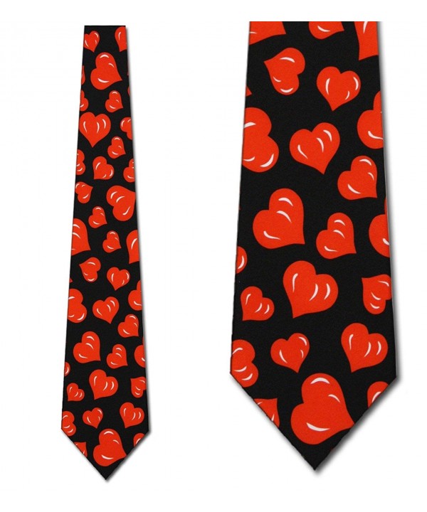 Hearts TIES Valentines Mens heart